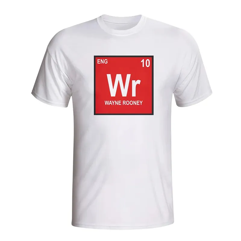 Mens Wayne Rooney Periodic Table T-Shirt