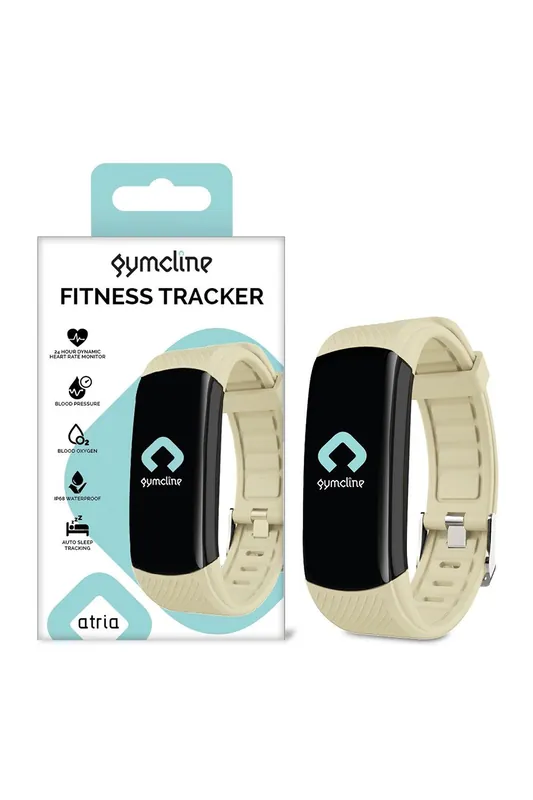 Gymcline Atria Fitness Tracker with 24H Daily Activity Tracking, Cream