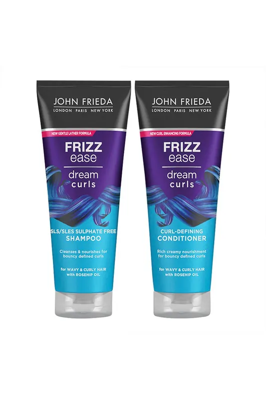 Frizz Ease Dream Curls Bundle 'Shampoo and Conditioner', 250ml - John Frieda