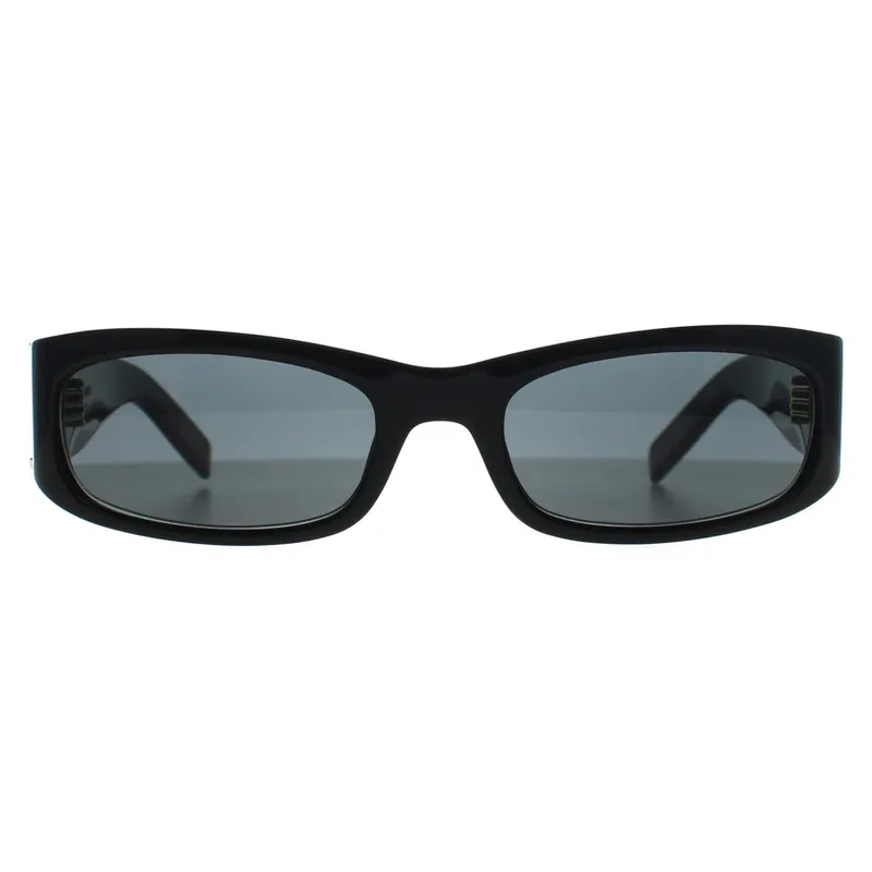Rectangle Shiny Black Grey SL M152 - Saint Laurent
