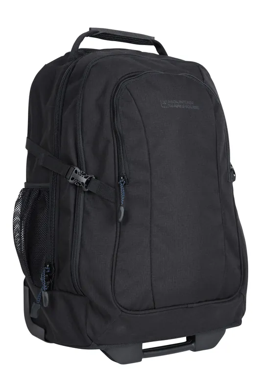 35L Wheelie Rucksack Carry On Backpack On Wheels Luggage Case - Mountain Warehouse