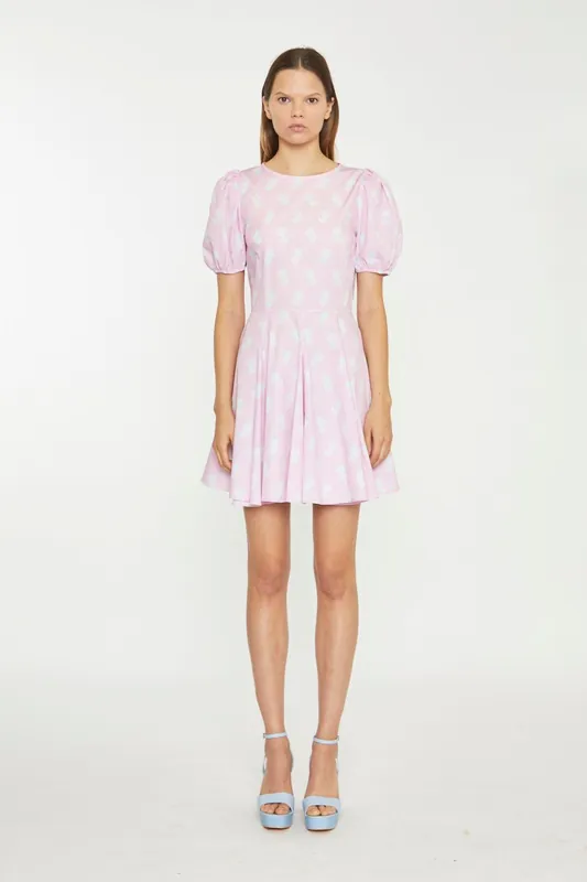 Puff Sleeve Mini Dress - Shnoo