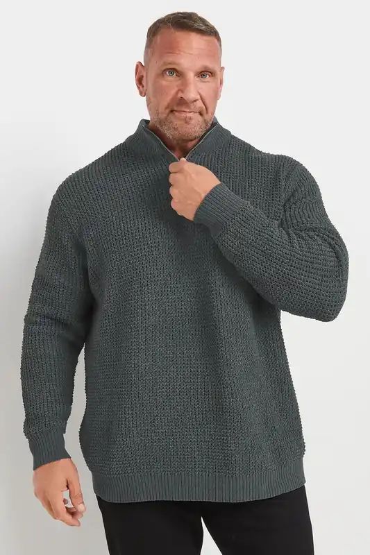 Chenille Quarter Zip Jumper - BadRhino