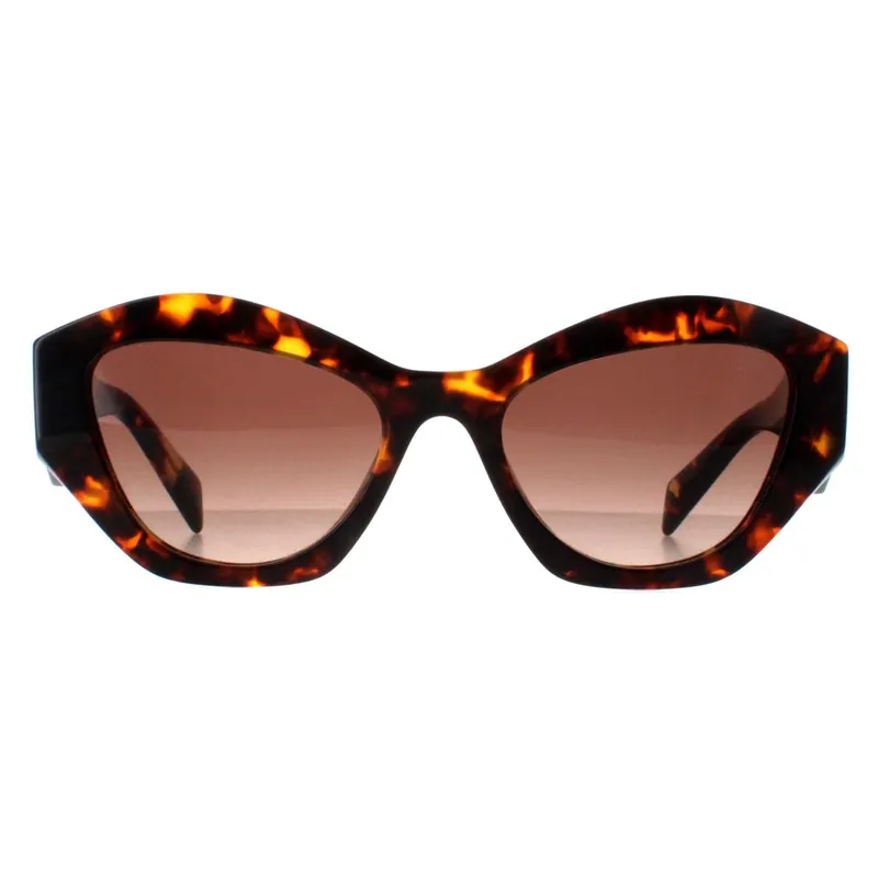 Rectangle Honey Havana Brown Gradient PR07YS - Prada