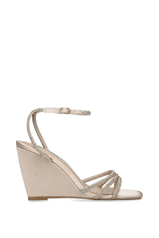 Aubri Champagne' Sandals - STEVE MADDEN