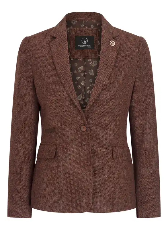 Tweed Blazer Herringbone 1920's - TruClothing