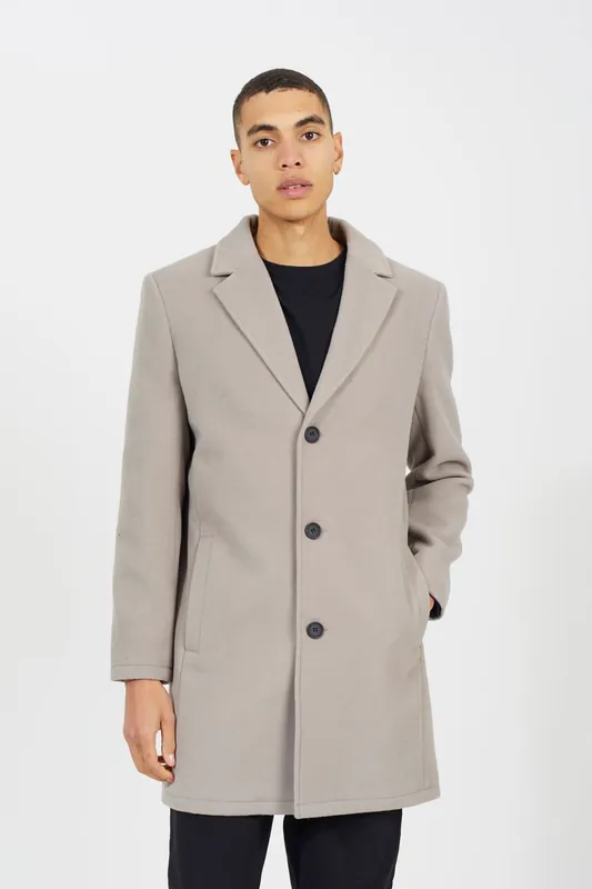 Single Breasted Formal Coat - Brave Soul