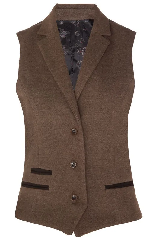 Tweed 1920s Herringbone Waistcoat - Infinity Leather