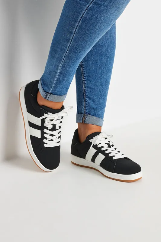 Wide Fit Lace Up Trainers - Yours