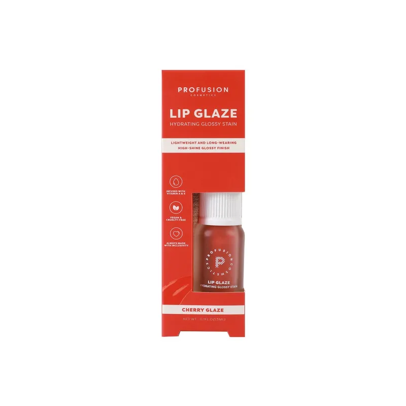 Lip Glaze Hydrating Glossy Lip Stain - Cherry Glaze