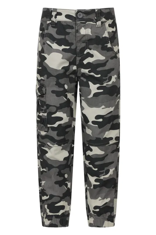 Lightweight Casual Comfortable Multipocketed Camo Cargo Trouser - Mountain Warehouse