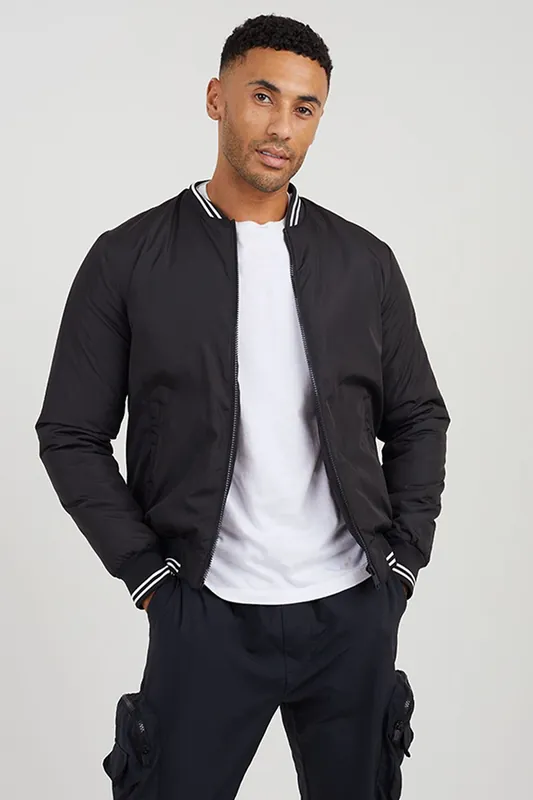 Zip Through Fleece Bomber Jacket - Brave Soul