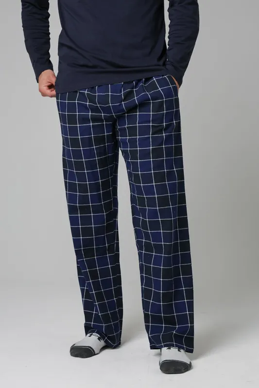 Cotton Checked Pyjama Trousers - Tokyo Laundry
