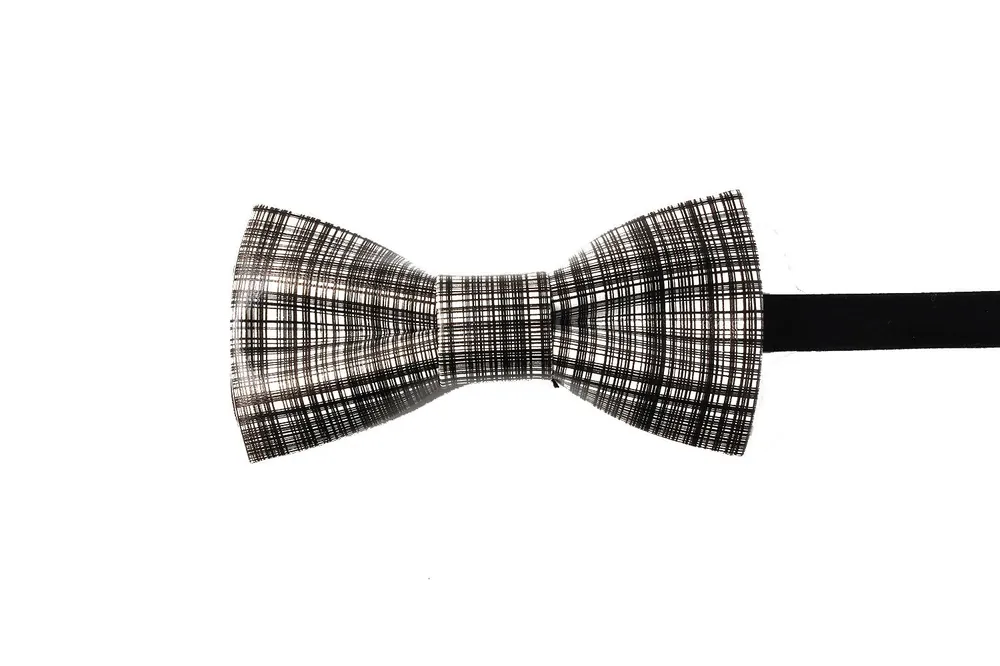 Light Blue Printed Bow Tie - SVNX
