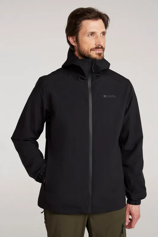 ’Sambrook’ Waterproof Taped Seams Stretch Cuff Adjustable Hood Jacket - Mountain Warehouse