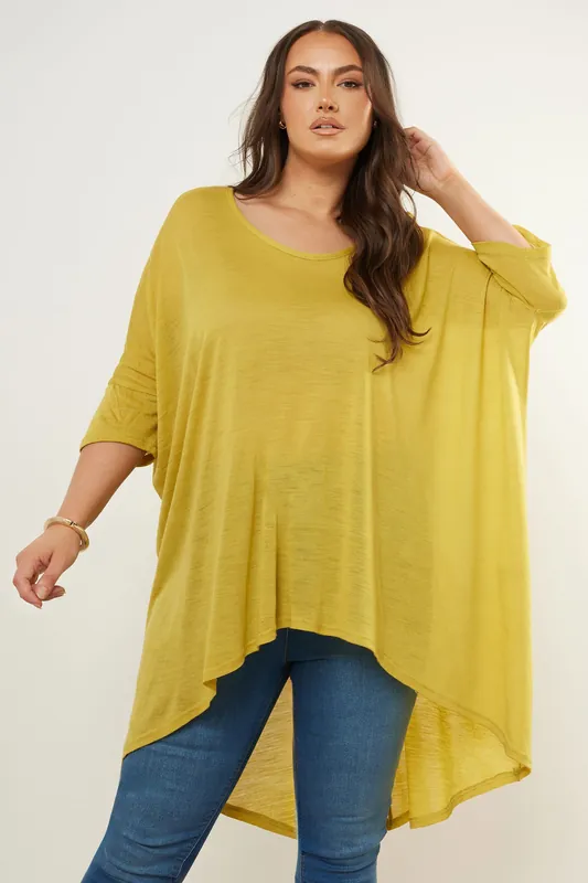 Dipped Hemline Top - Yours
