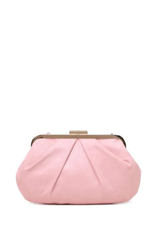 Deco Soft Pleated Clutch Bag - Paradox London