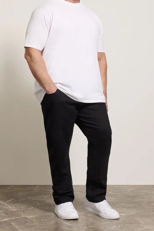 Elasticated Waist Stretch Jeans - BadRhino