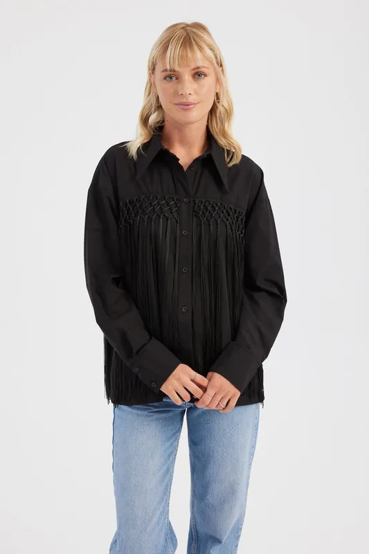 Tassel Relaxed Shirt - Hiccup