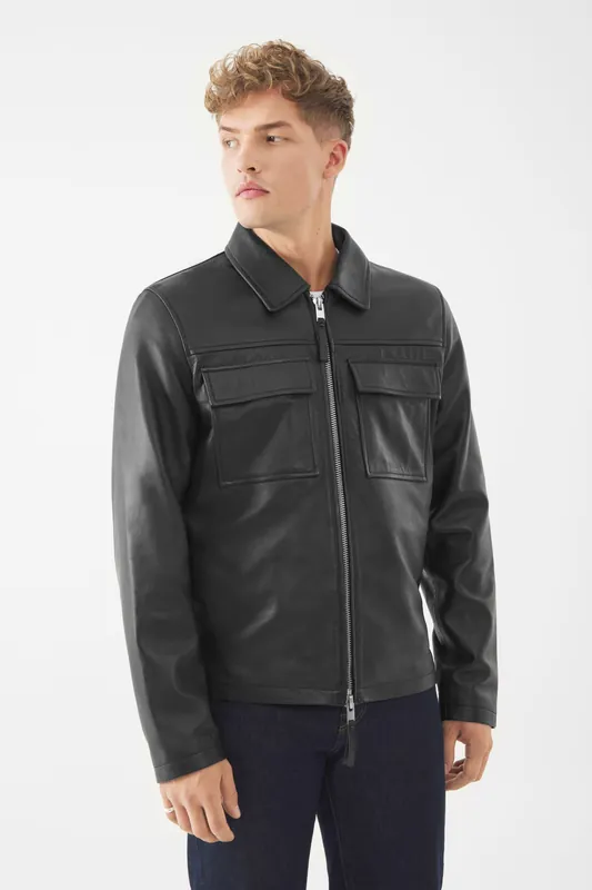 Real Leather Turner Jacket - Bolongaro Trevor