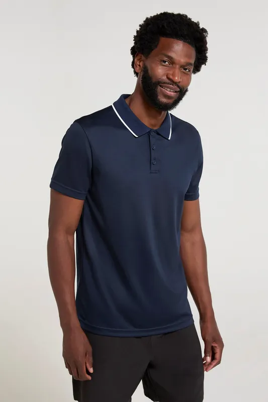 Tournament' Breathable High Wick Lightweight Short Sleeve Polo Top - Mountain Warehouse