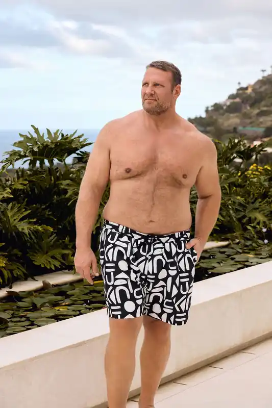 Abstract Swim Shorts - BadRhino