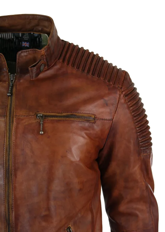Vintage Leather Jacket Zipped - TruClothing