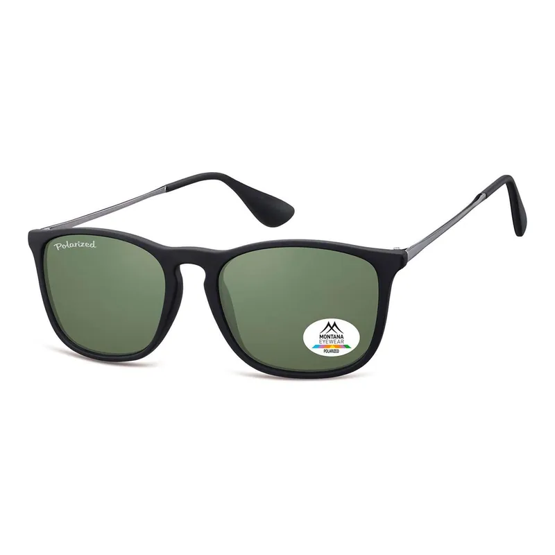Rectangle Black Rubber G-15 Green Polarized MP34