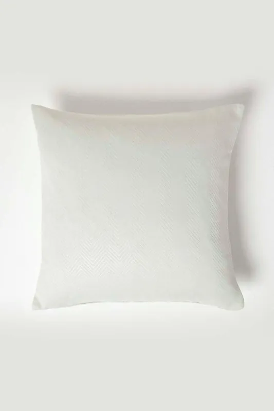 Herringbone Cushion Cover - Homescapes