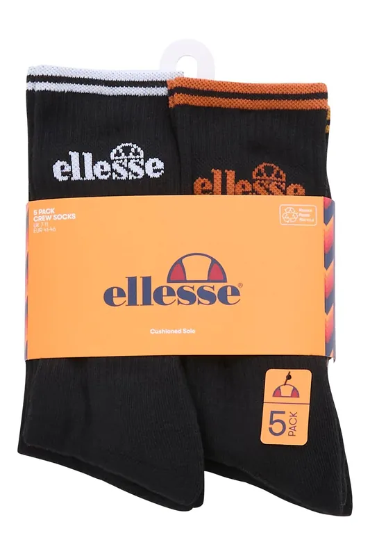 5 Pack Crew Socks - Ellesse