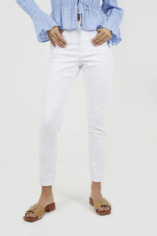 High Waist Skinny Jeans With Stretch - Brave Soul