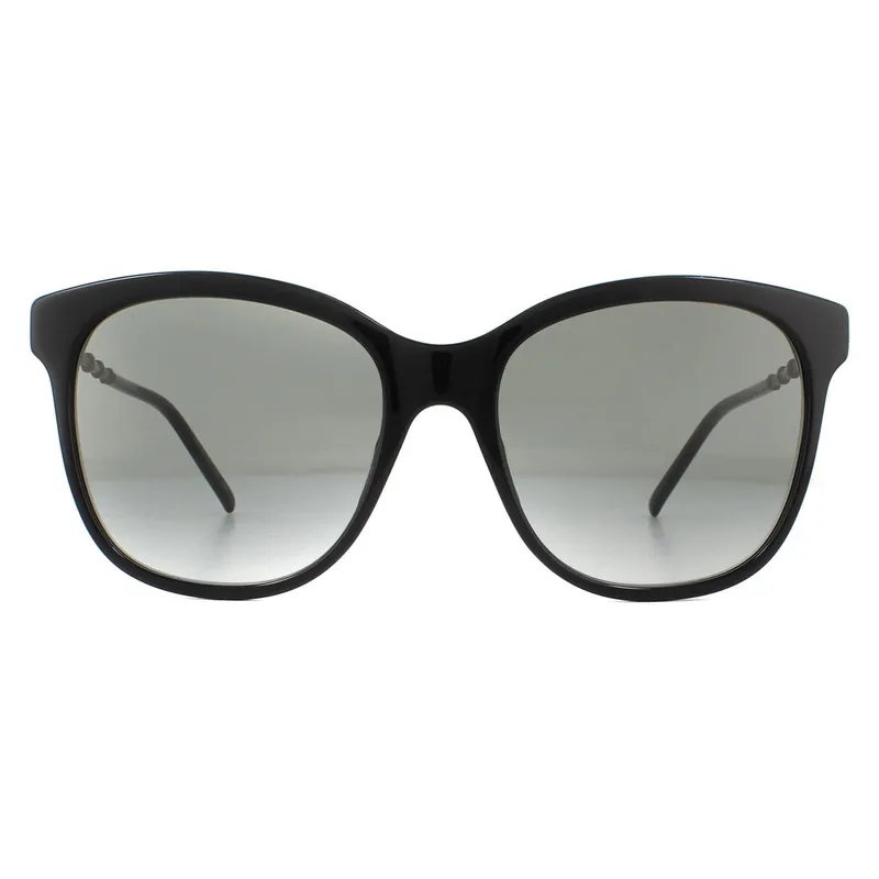 Square Black Grey Gradient Sunglasses - Gucci