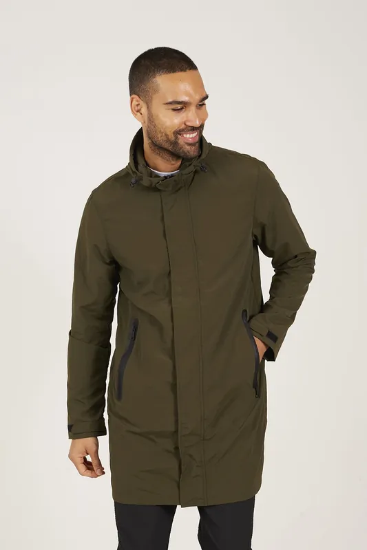 Lightweight Hooded Parka Jacket - Brave Soul