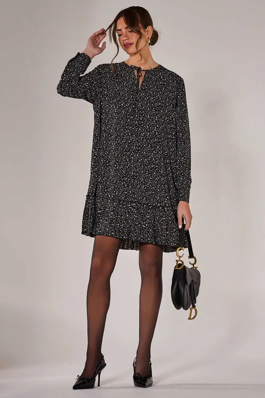 Long Sleeve Shirt Dress - Jolie Moi