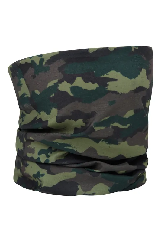 Soft Breathable Quick Dry Wind Resistant Patterned Outdoor Head Tube - Mountain Warehouse