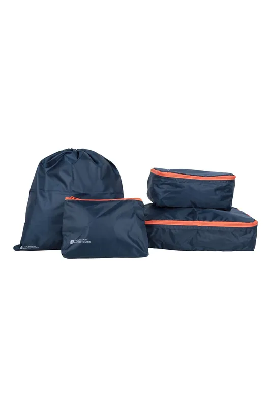 Travelling Outdoor Packing Cubes with Laundry Bag - Mountain Warehouse