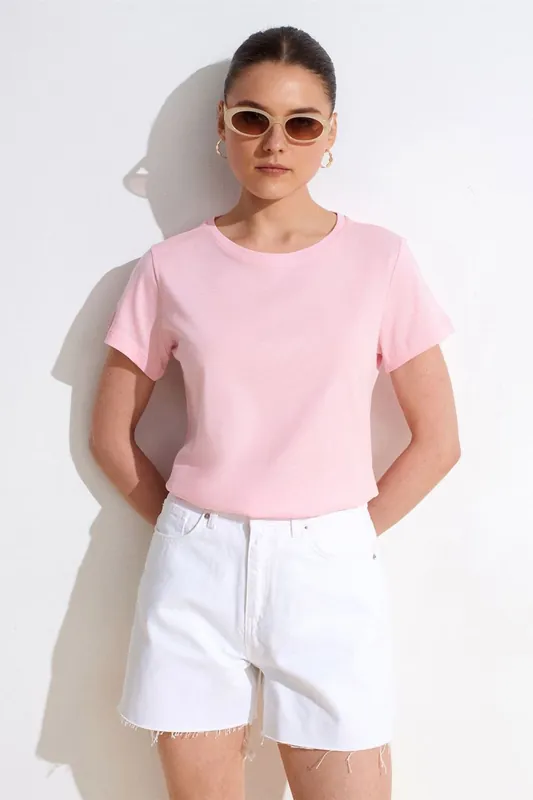 Women's Crew Neck Short Sleeve T-Shirt