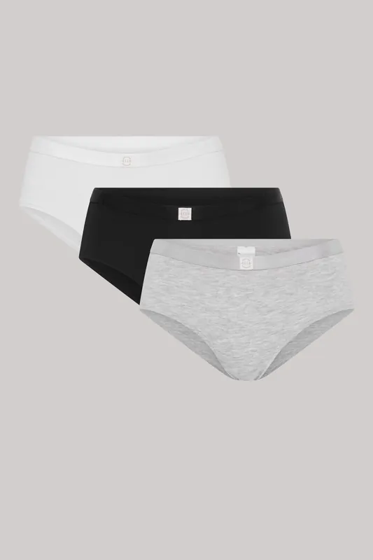 3 Pack Super Soft Cotton Heritage Patch Shorts - ELLE