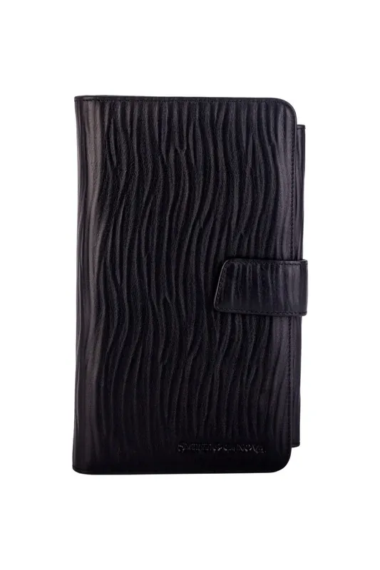 Embossed Leather Card & Document Case - Smith and Canova