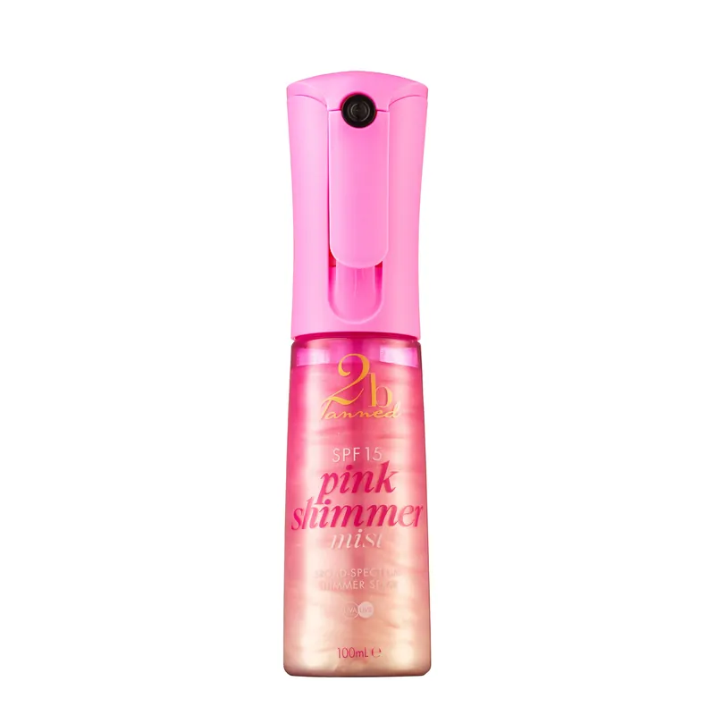 Pink Shimmer Mist SPF15 - 2bTanned