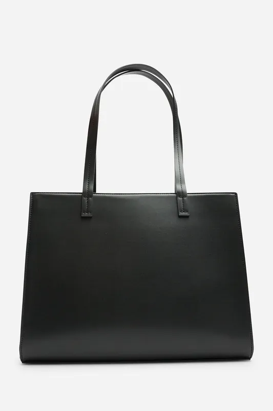 Bailee Double Handle Tote Bag with Central Fastening - Where's That From