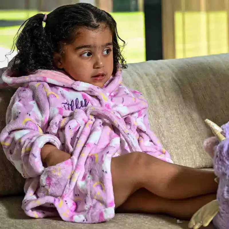 Personalised Unicorn Dressing Gown - Lulabay