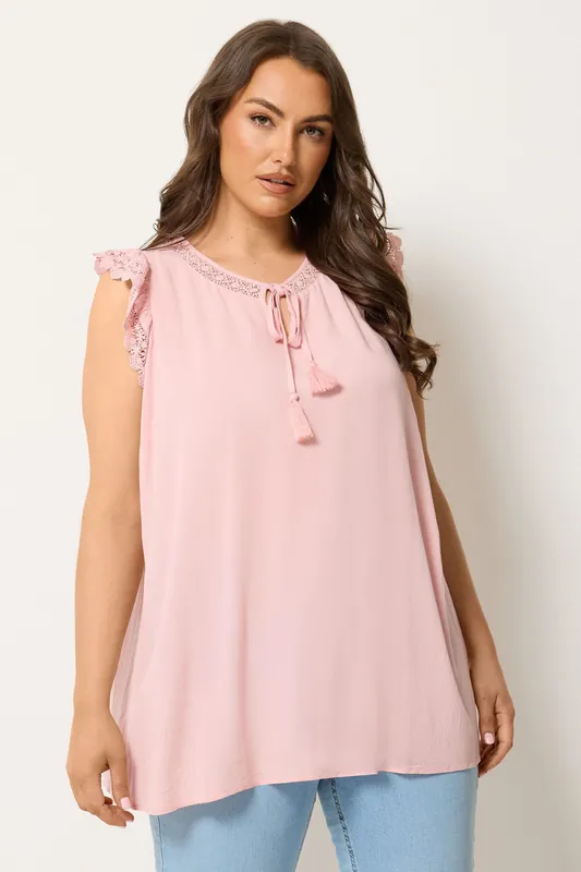 Tie Neck Swing Blouse - Yours