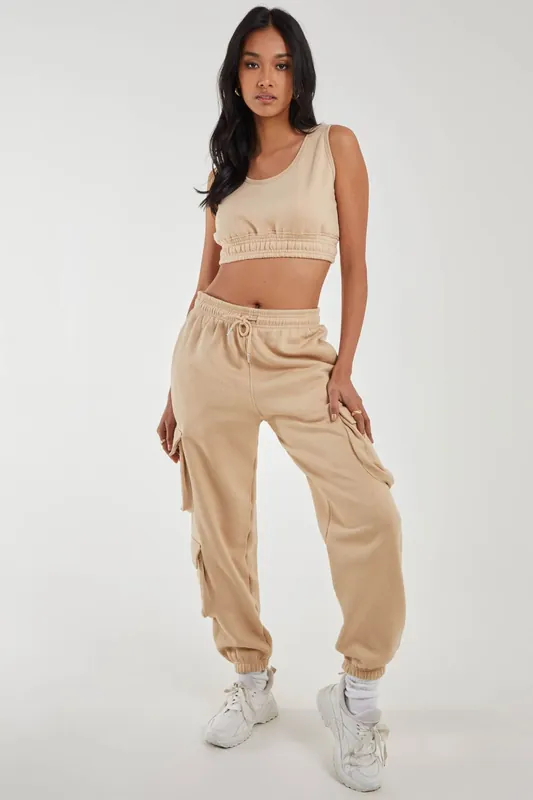 Lounge Pocket Joggers - Pink Vanilla