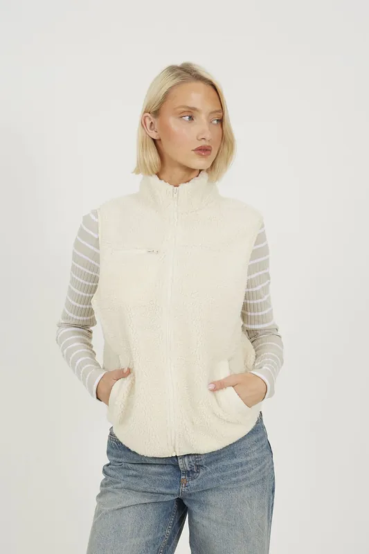 Zip Through Fleece Gilet - Brave Soul