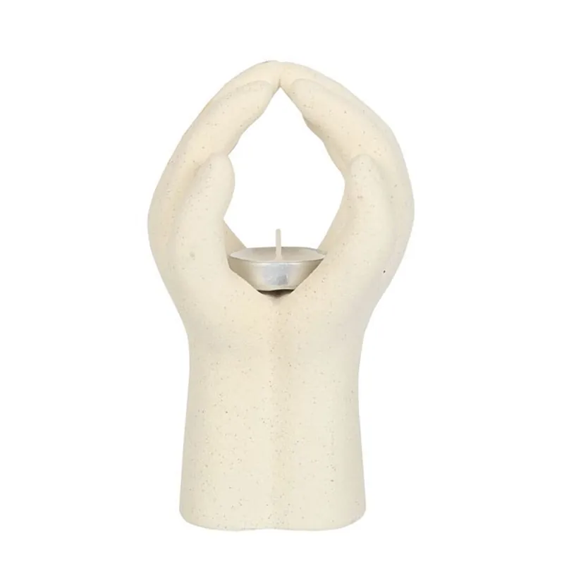 Praying Hands Tealight Holder - Something Different