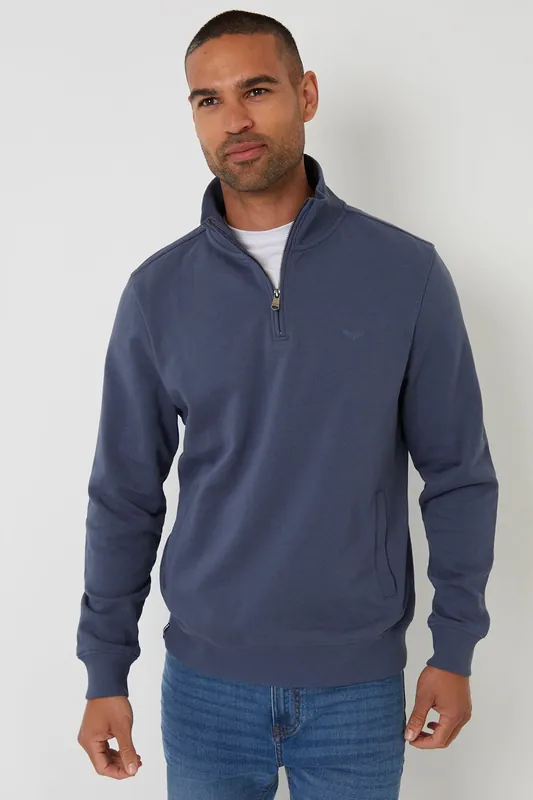 Quarter Zip Sweatshirt - Threadbare