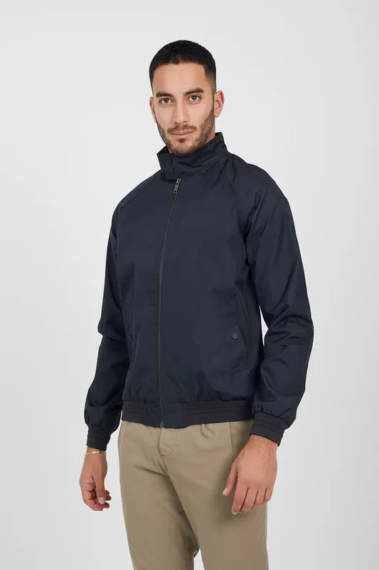 Lightweight High Neck Harrington Jacket - Brave Soul