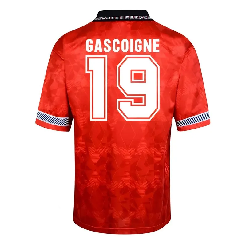 Mens Score Draw World Cup 1990 Away Shirt - Gascoigne 19