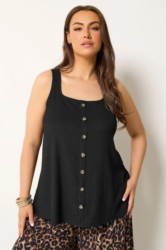 Crinkle Vest Top - Yours
